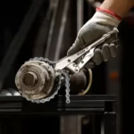 انبر قفلی زنجیری سایز 10  مدل RH-1442