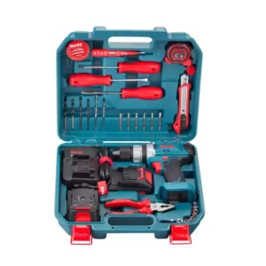 کیت دریل شارژی 16 ولت دو باطری 33 پارچه مدل RS-8615