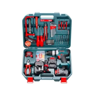 کیت دریل شارژی 20 ولت دو باتری 53 پارچه رونیکس مدل : RS-8620