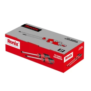 پیچ گوشتی دوسو دسته TPR سایز 3x75 میلی متر بسته 12 عددی رونیکس مدل : RH-2735  (4.4)