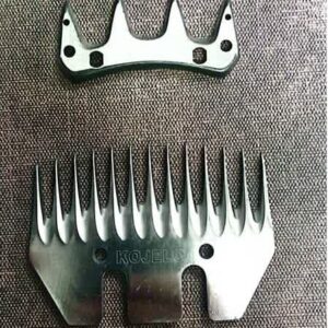 یک جفت تیغه و شانه پشم چین برند KOJELO کوجلو اصل 13 دندانه